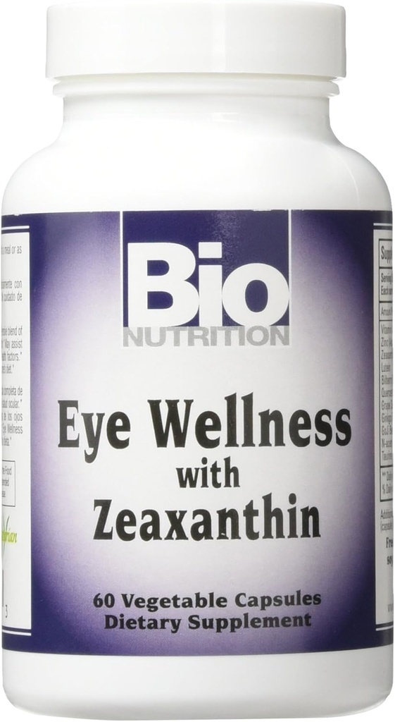 Bio Nutrition Eye Wellness 60 Capsules Végétariennes