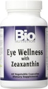 Bio Nutrition Eye Wellness 60 Vegetarian Capsules | Zeaxanthin | 60 Servings per Bottle | Supports Eye and Vision Health | Vitamin A & Zinc