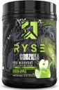 RYSE Godzilla X Noel Deyzel Pre Workout Poudre - Pomme Verte - 400mg Caféine, Pré-entraînement Stim pour les hommes et les femmes avec Citrulline et Beta Alanine - Énergie, Pompe et Focus - 20/40 Servants