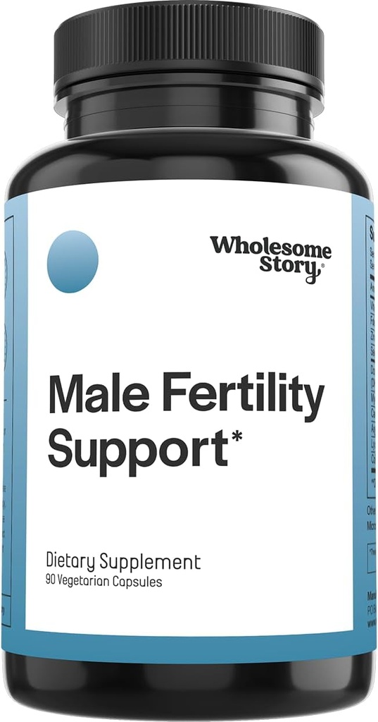 Fertility Supplements for Men | Male Fertility Support | Mens Fertility Vitamin Supplement | Mens Prental Vitamins | Healthy Sperm & Motility | Clean Label Project Certified | 30 Day Supply Capsules