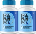 (2 Pack) Free Pain Pro Capsules, Supplément officiel gratuit de la douleur Pro Capsules Formule avancée, pilules Pro de la douleur libre tout naturel pour soutenir le bien-être général, examen de formule Pro de la douleur libre, 120 capsules