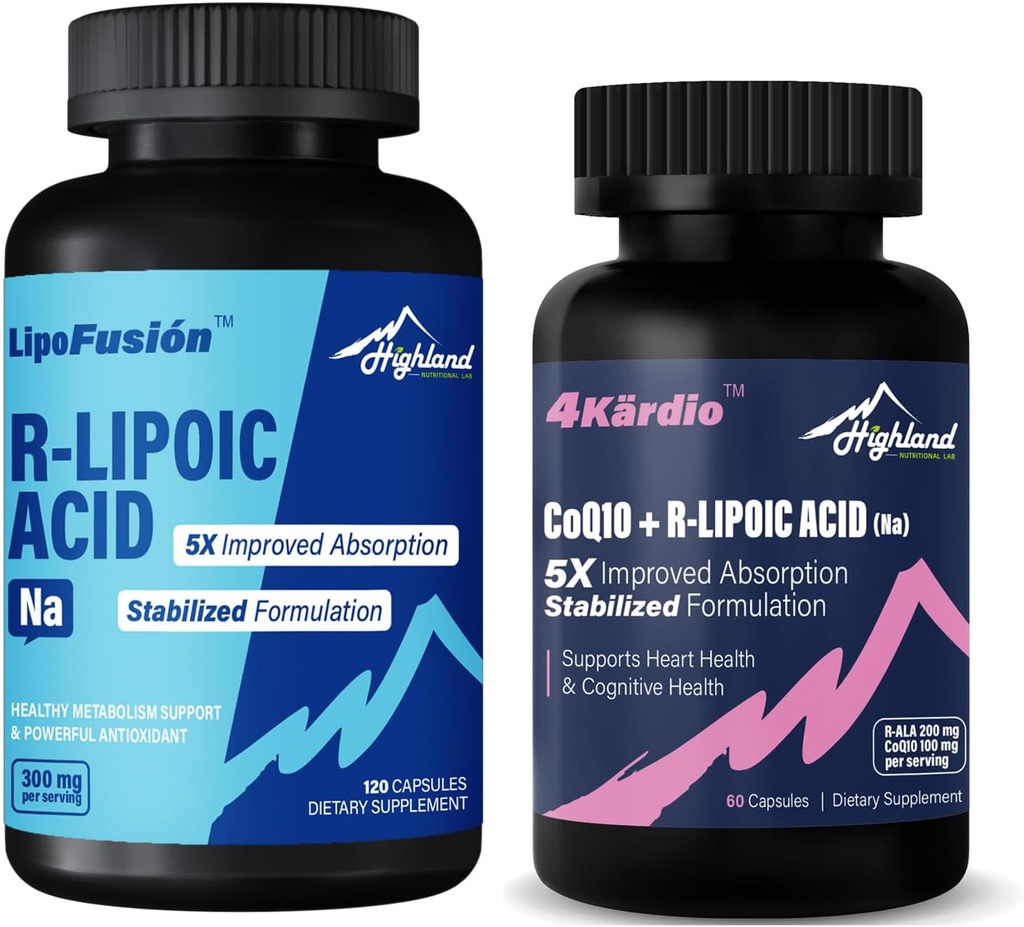 Acide R-lipoïque (Na) + CoQ10 et acide R-lipoïque (Na)