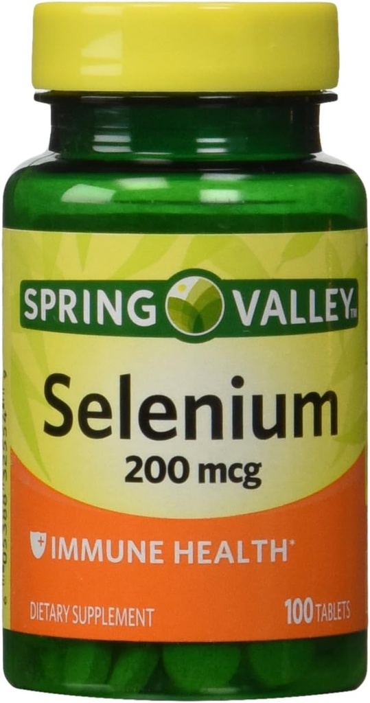 Spring Valley - Selenium 200 mcg, 100 Tablets