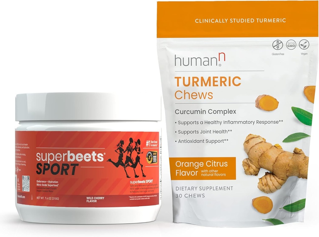 Hunn SuperBeets Sport & Turmeric Chews