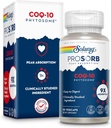 SOLARAY CoQ-10 Phytosome - 9X Absorption CoQ10 200mg - Supplément d'antioxydants facile à digester - végétalien et fabriqué sans soja - Garantie de 60 jours - 30 portions, 30 capsules