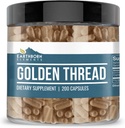 Earthborn Elements Golden Thread 200 Capsules, Pure & Undiluted, No Additives