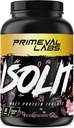 Primeval Labs ISOLIT - Whey Protein Powder, 100% Whey Isolate, 25g of Protein, BCAAs, Fast Absorbing, Easy Digesting (Strawberry Shortcake, 2lb)