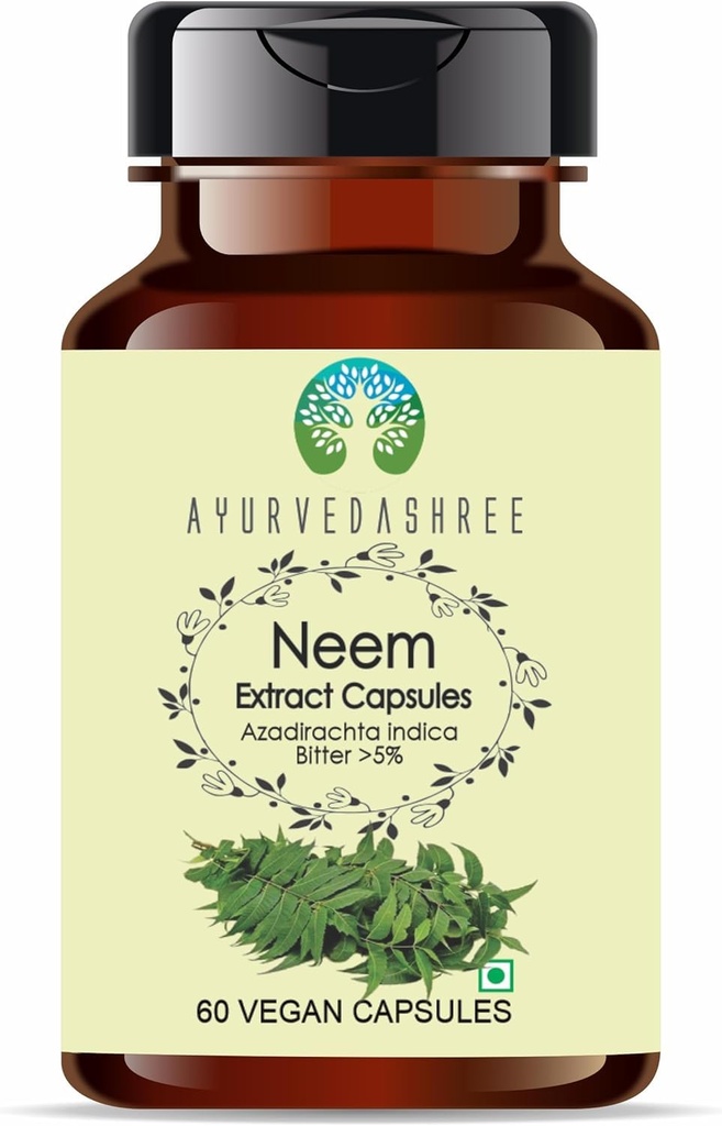 Extrait de Neem 500mg - 60 Capsules Végétariennes.