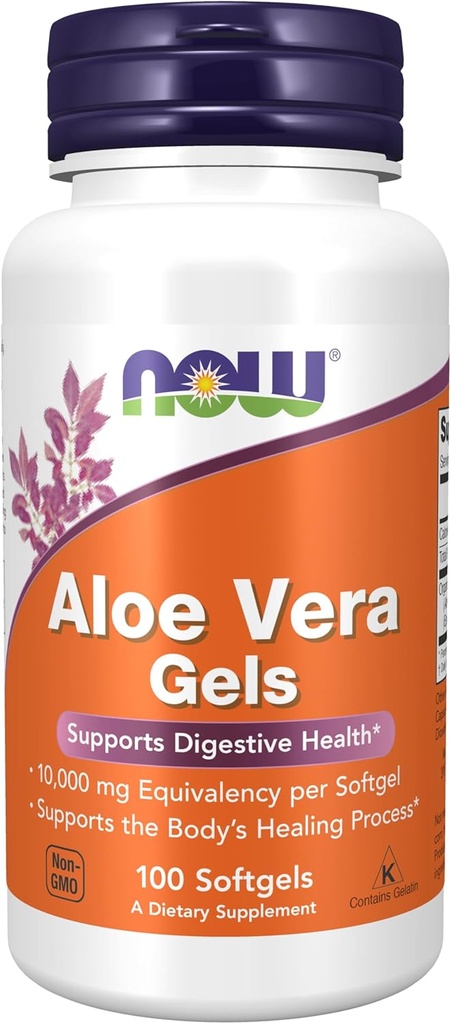 Aloe Vera Gels, 100mg, 100 Softgels (paquet de 3)