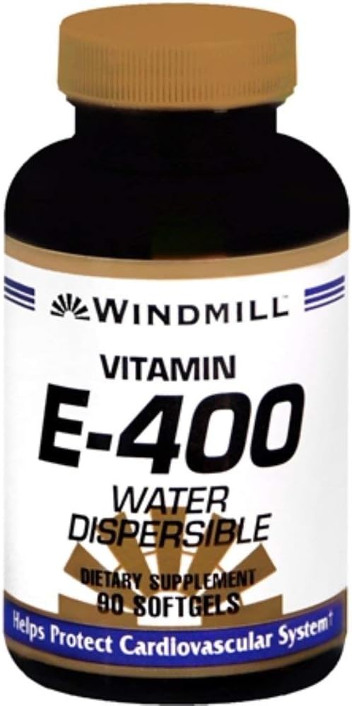 Vitamine E SFGL 400 UI WTR DS WMILL, 90 Nombre