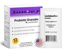 Lactobacillus Probiotiques pour les femmes et les hommes 12 Packets avec Lactobacillus Acidophilus & Bulgaricus Probiotique, Suppléments diététiques Granules pour le soutien quotidien de la gueule, la santé digestive et l'équilibre interne