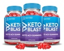 (3 Pack) Gommies de vinaigre de cidre de pomme 1000MG Keto Blast Keto Gommies de vinaigre de cidre de pomme Formule avancée préparée avec du jus de pomme de grenade Poudre B12 Vegan Non OGM 180 Gommys
