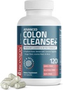 Bronson Advance Colon Cleanse Premium Cleanse & Detox Formula with Psyllium Husk, Senna Leaf, Cascara Sagrada, Ginger Root, Licorice Root & More, Non-OGM, 120 Capsules