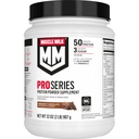 Muscle Lait Pro série Supplément en poudre de protéines, chocolat de knockout,2 livres,11 portions,50g de protéines,3g de sucre,20 vitamines et minéraux,NSF certifié pour le sport, récupération d'entraînement, emballage mai Vary