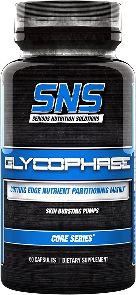 Serious Nutrition Solution Glycophase Dietary Supplement Capsules, 120 Capsules Veggie