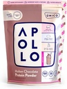 Unico Apollo Molten Chocolate Protein Powder - 20g 100% Grass-Fed Whey Protein, Egg Albumen and Casein | Non-Bloating | Low-Carb and Low-Fat | 16 Servings | Non-Chalky Texture | Best-Taste