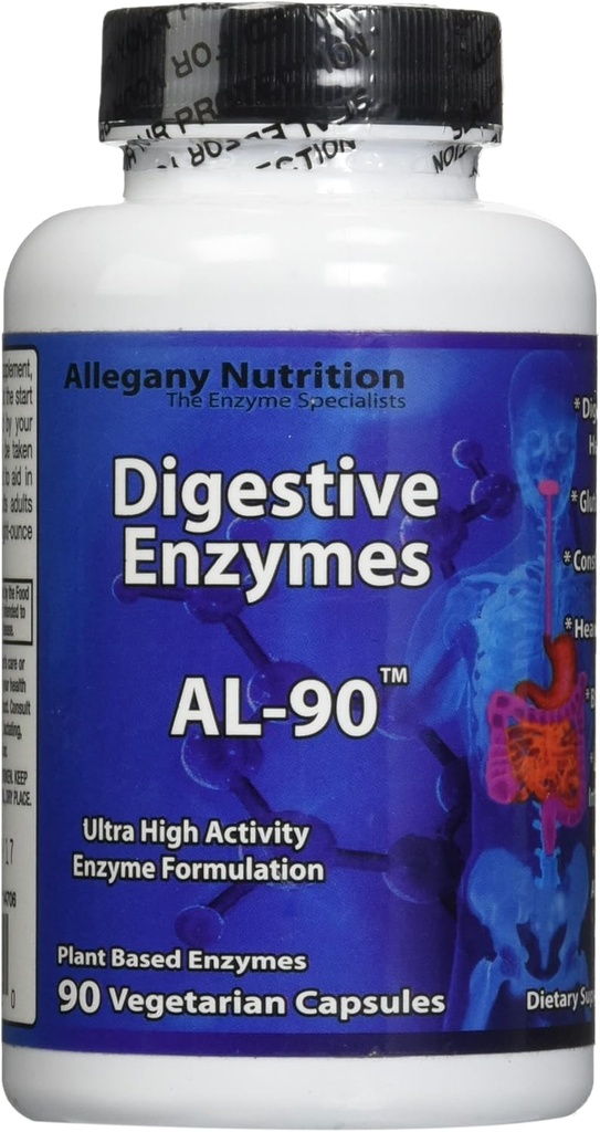 Enzymes digestifs sans gluten - 90 Nombre