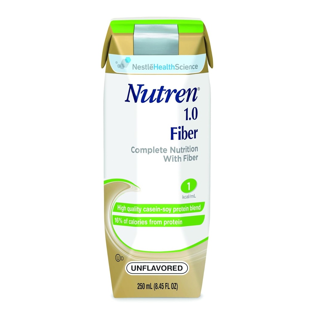 Nutren® 1.0 Fibre - Non aromatisée - Calories 250 / 250 mL Emballage 250 mL Tetra Prisma - Cas de 24
