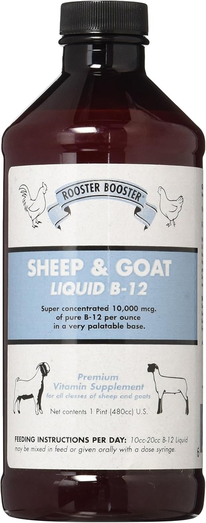 Booster Booster B-12 Moutons et chèvres liquides, 16-Ounce
