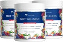 Gundry MD MCT Wellness Powder pour soutenir l'énergie, la production de cétones et la santé du cerveau, Keto Friendly, sans sucre (90 jours d'approvisionnement, pastèque limonade)