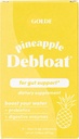Débloat d'ananas GOLDE - Supplément probiotique pour le soulagement naturel de la botte et l'équilibre digestif durable - Vegan, Keto, Low-Sugar - 8 portions
