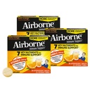Airborne 1000mg Vitamine C + Zinc sans sucre Multivitamine Immune Support Comprimés de boissons gazeuses effervescents, parfum orange zeste avec des antioxydants puissants Vitamines A C & E, 30 comprimés (3 Pack)