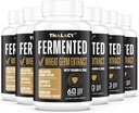 Suppléments de spermidine 13mg - 1300mg Capsules d'extrait de germe de blé Formule potentielle avec plus de contenu de spermidine et de zinc pour le vieillissement en santé, le système immunitaire quotidien et le renouvellement cellulaire (6 pack)