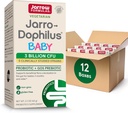 Formules Jarrow Jarro-Dophilus Baby Probiotic + GOS Prébiotique, complément alimentaire, Gut Support pour bébés, 2,1 oz en poudre, 60 jours d'approvisionnement (paquet de 12)