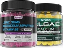 NEVISS Gommies de calcium aux algues avec supplément de zinc et de magnésium