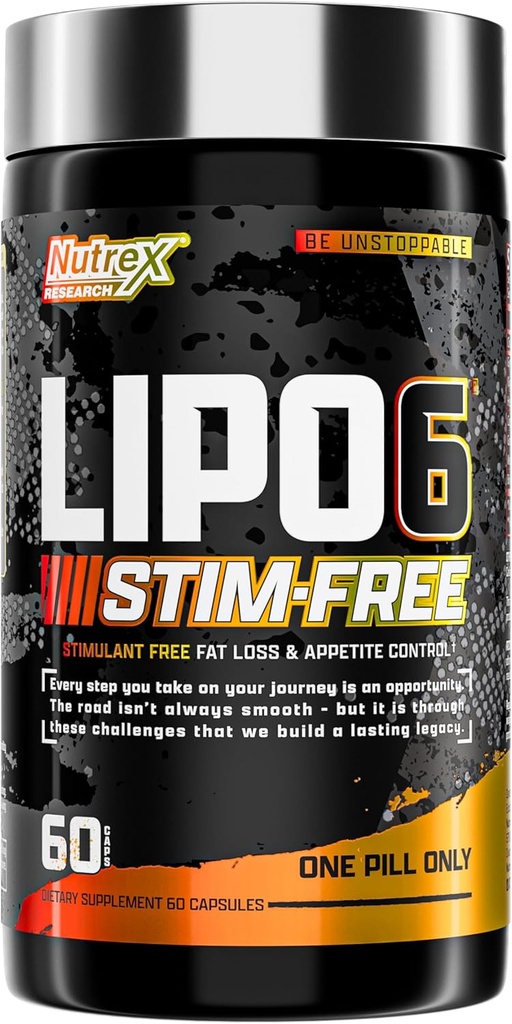 Recherche Nutrex Lipo6 Stimulant sans perte de poids et pilules de régime suppresseur d'appétit – Thermogénique Belly Fat Burner, Cravates de combat, stimuler le métabolisme – 60 portions