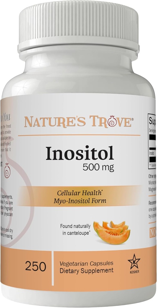 Inositol 500mg 250 Capsules