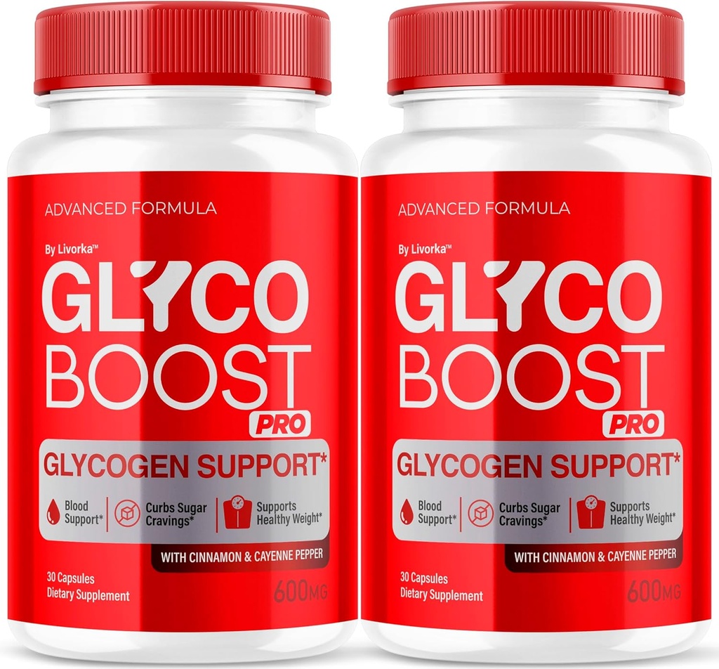 (2 Pack) Glyco Boost Pro Glyco Optimizer - Official GlycoBoost Pro Advanced Formula Blood Support Capsules, Glycoboost Pro Glycogen Supplement Pills Maximum Strength All Natural Ingredients, 2 Months