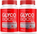 (2 Pack) Glyco Boost Pro Glyco Optimizer - Officiel GlycoBoost Pro Capsules de soutien du sang de formule avancée, pilules de supplément Glycoboost Pro Glycogen Maximum Strength Tous les ingrédients naturels, 2 mois