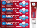 MED Pride Hydro Cortisone (Hydrocortisone) Crème 1 % en vrac OTC Pack de 4 X 1 Oz Onguent anti-Itch pour Rash, Eczema, Bug Bites