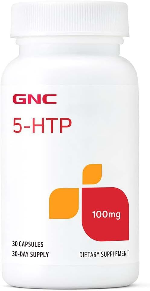 GNC 5-HTP 100mg, sans gluten, 30 Nombre