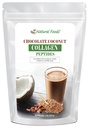 Z Aliments naturels Chocolat Collagène de noix de coco Peptides, fait avec de la poudre de lait de coco, Delicious Protéin poudre pour le bien-être général, sans sucre, non-OGM, sans gluten, casher, 1 lb.