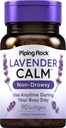 Piping Rock Lavender Calm Pills 80mg | 90 Softgels | Non-Drowsy Supplement | Lavandula Angustifolia | Non GMO, Gluten Free