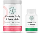 Ensemble complexe d'essentiels et d'adaptogènes quotidien pour femmes - Pack multivitamine complet avec soutien à l'adaptation au stress pour la santé optimale des femmes