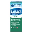 Laxatif stimulant pour un soulagement de constipation efficace et doux, Docusate de sodium plus sennosides, 60 comte