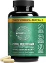 Primal Récolte Primal Multivitamine - Supplément multivitamine quotidien avec 21 vitamines et minéraux essentiels pour les femmes et les hommes - vitamine A, C, D, E, B12, B6, biotine, acide folique, zinc, cuivre et sélénium