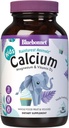 BlueBonnet Super Earth Rainforest Animalz Calcium Magnésium et Vitamine D3 Chews, Givrage à la vanille naturelle, Blanc, 90 Compte