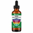 Zinc Quercetin Vitamine C D3 Liquid Immmune Support avec Echinacea Bio Elderberry, Imune Defense Drops Supplément pour adultes - végétalien, non-OGM, sans gluten - 1 Fl Oz