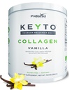 Poudre de protéine de collagène de Keto avec huile de MCT – Pâtisserie et pâture de graminées amies de Keto et Paléo, hydrolysées Peptides de collagène – convient à faible teneur en glucides et aux collations de Keto – KEYTO Vanilla Flavor