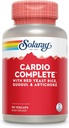 Solaray Cardio complet avec du riz de levure rouge, du guggul et des extraits d'artichaut, plus des vitamines B et plus - Lab Vérifié, garantie de 60 jours - 45 portions, 90 VegCaps