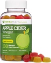 Apple Cider Vinegar Gummies (Keto Friendly) with Mother (100 Gummies, Extra Large Bottle) for Digestion and Detox, Enhanced with Ginger Dry Extract (Chewable, Made in The USA, Gluten Free)