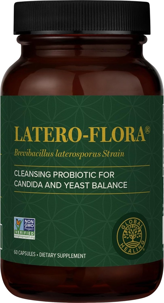 Latero-Flora Probiotic compte 60 par Global Healing Center