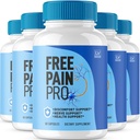 (5 Pack) Free Pain Pro Capsules, Supplément officiel gratuit de douleur Pro Capsules de formule avancée, pilules Pro de douleur libre tout naturel pour soutenir le bien-être général, examen de formule Pro de douleur libre, 300 capsules