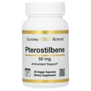 California Gold Nutrition Pterostilbene, 50 mg, 30 gélules de Veggie