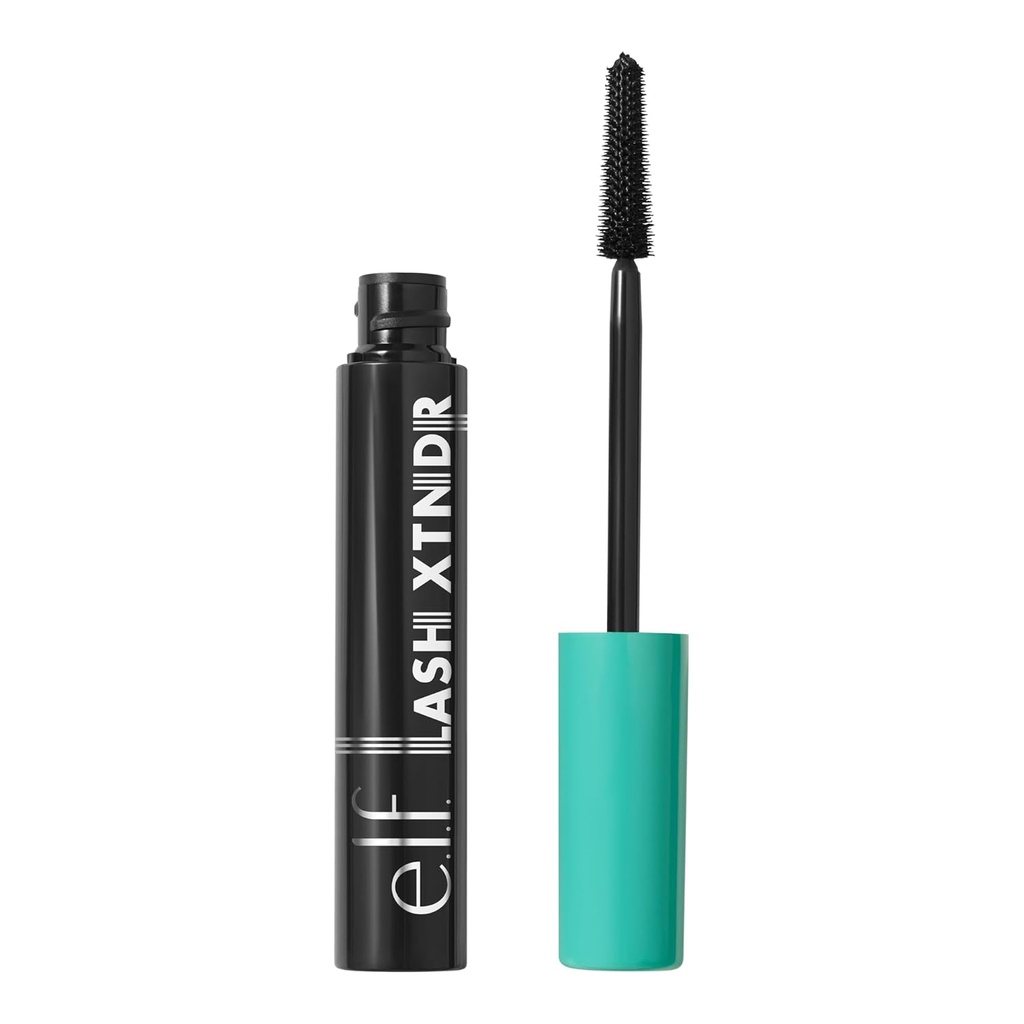e.l.f. Lash XTNDR Mascara, fait avec la technologie de tubing pour le look des extensions de lash, sans clump & flake, végétalien & sans cruauté, noir point