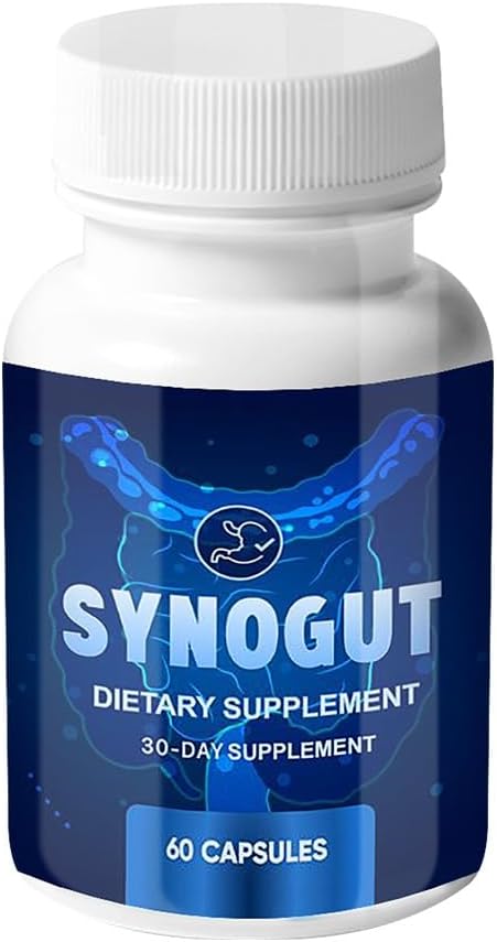 Synogut - Piles Synogut pour le soutien digestif Gut Health (60 capsules - 1 mois d'approvisionnement)